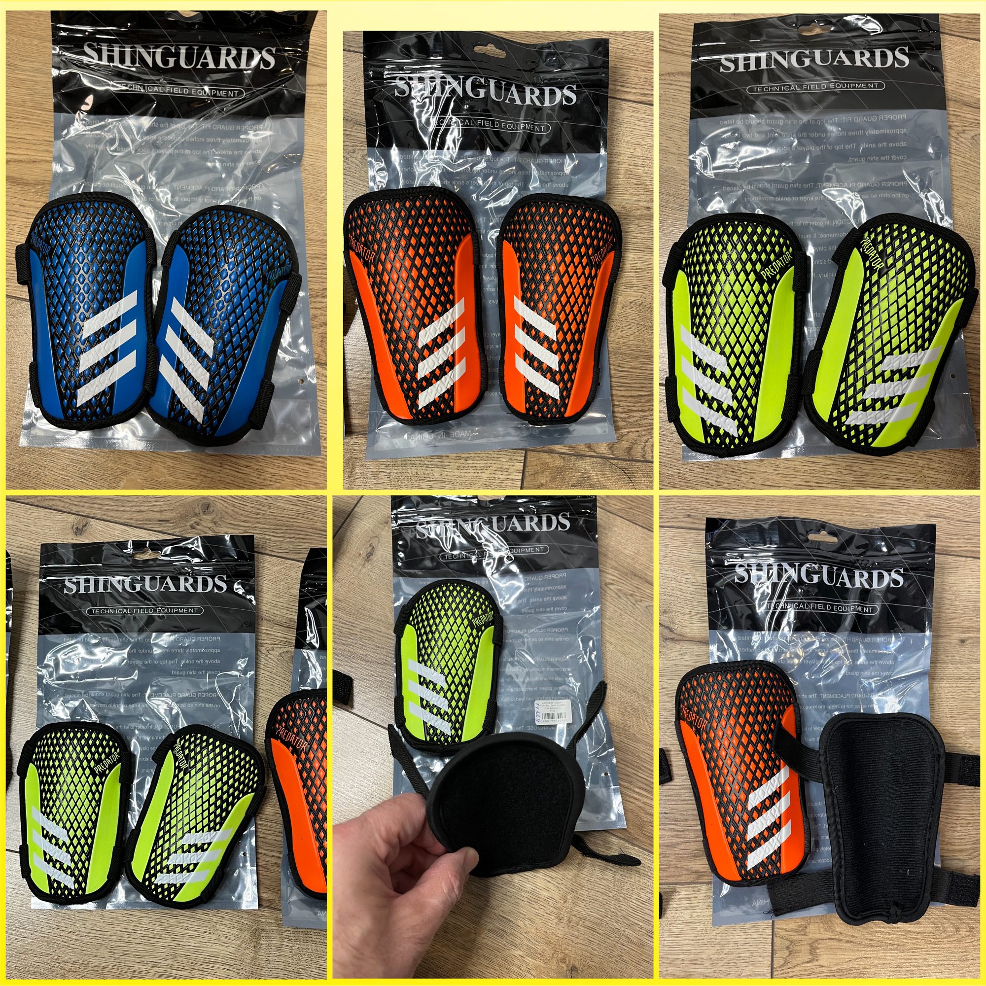 Щитки футбольні SP-Sport, розміри S-L кольори в асортименті