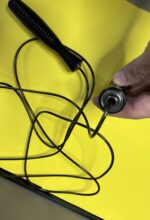 Скакалка скоростная Кроссфит с подшипником и стальным тросом CIMA, длина - 3метра, цвет - чёрный