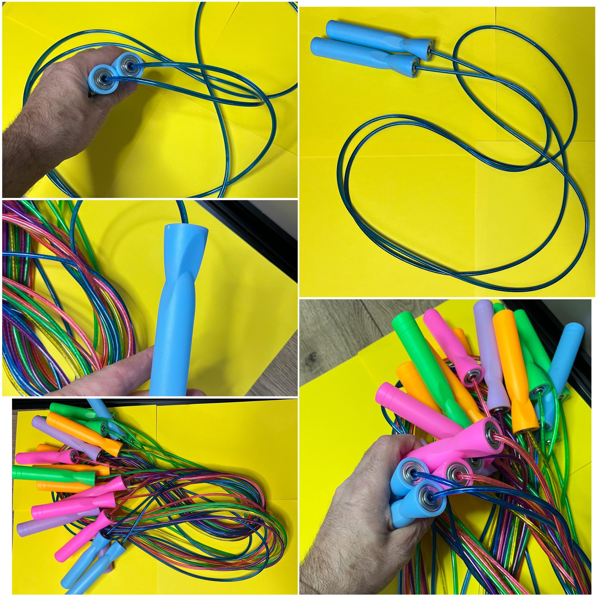 IMG_9999 Скакалка швидкісна Кроссфіт з підшипником і сталевим тросом CIMA, довжина - 3 метри, колір - чорний