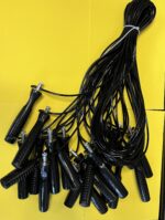 Скакалка скоростная Кроссфит с подшипником и стальным тросом CIMA, длина - 3метра, цвет - чёрный