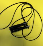 Скакалка скоростная Кроссфит с подшипником и стальным тросом CIMA, длина - 3метра, цвет - чёрный