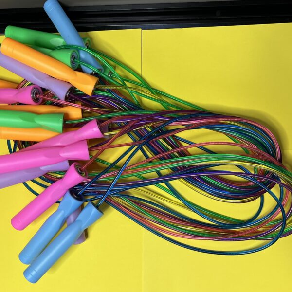 Скакалка скоростная Кроссфит с подшипником и стальным тросом CIMA, длина - 3метра, цвет - чёрный