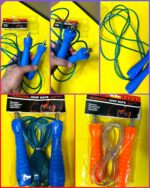 Скакалка скоростная Кроссфит с подшипником и стальным тросом CIMA, длина - 3метра, цвет - чёрный