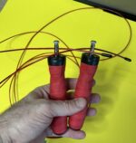 Скакалка скоростная Кроссфит с подшипником и стальным тросом CIMA, длина - 3метра, цвет - чёрный