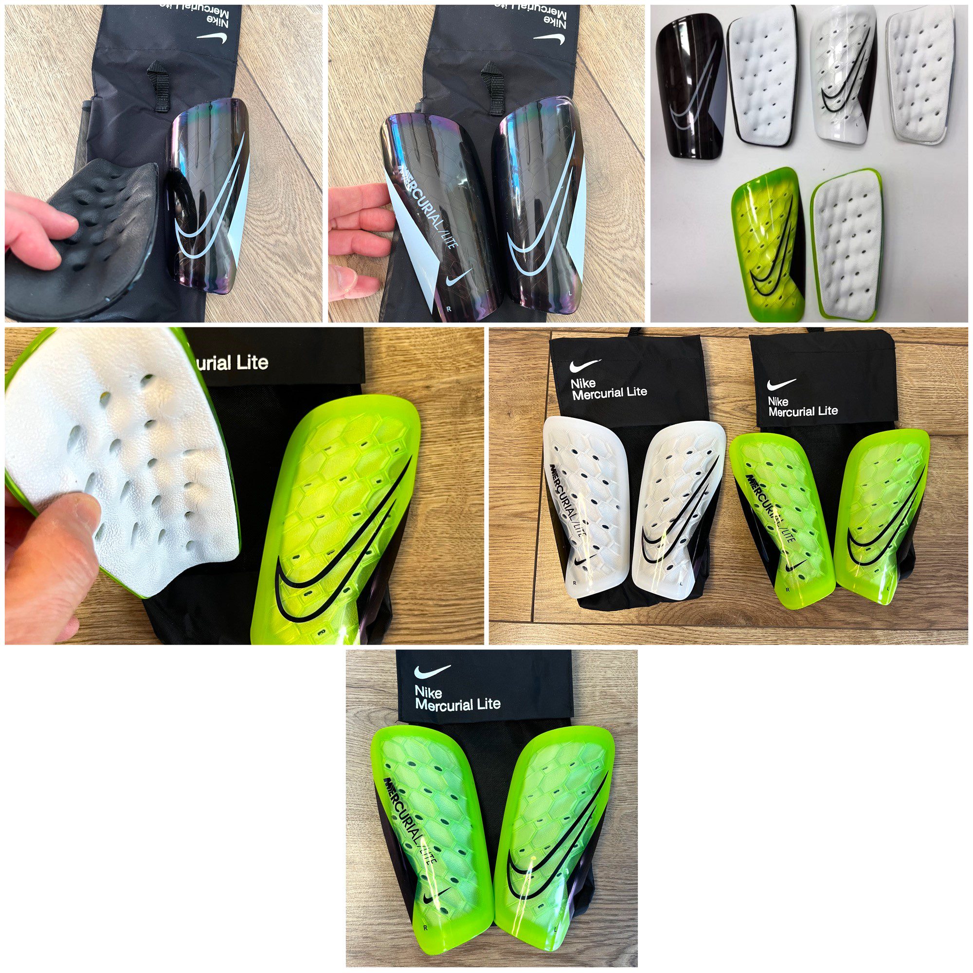 Щитки футбольні NIKE (без гумок кріплення), розмір М, кольори в асортименті