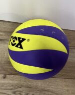 Мяч волейбольный FOX, размер №5, материал PU, цвет - желто-синий