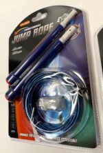 Скакалка SP-Sport L=2,6м, тонкие ручки, цвет - черный