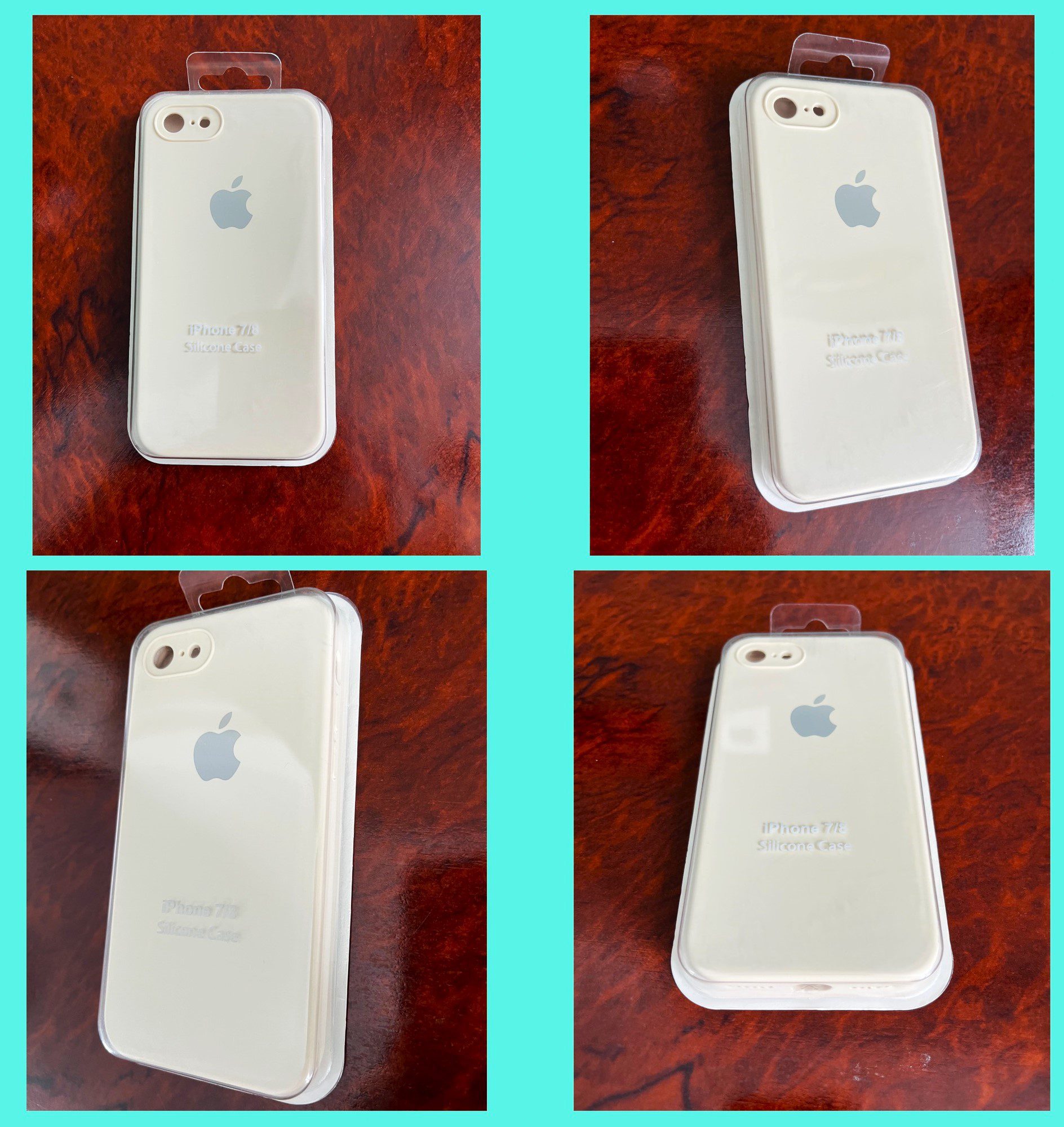 Чехол силиконовый для iPhone 7/8 , цвет - молочный