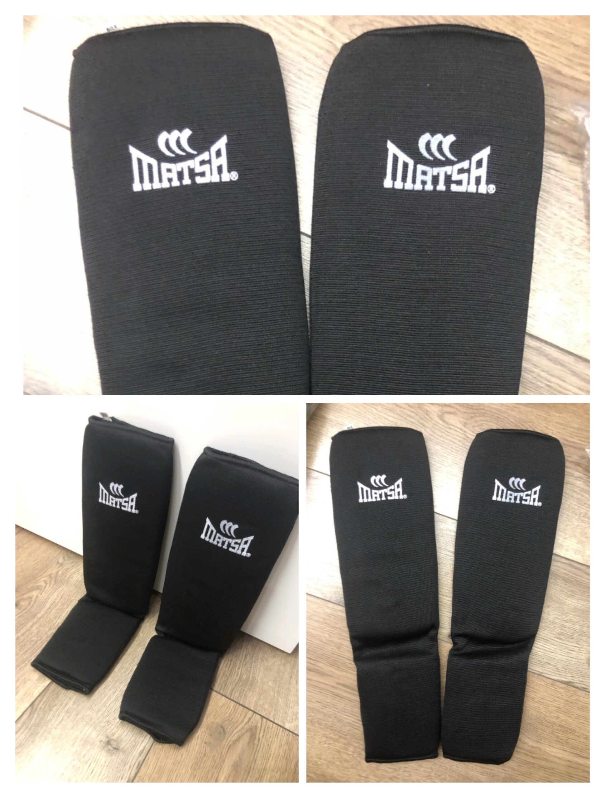 Защита голени и стопы MATSA размеры XS-XL черная