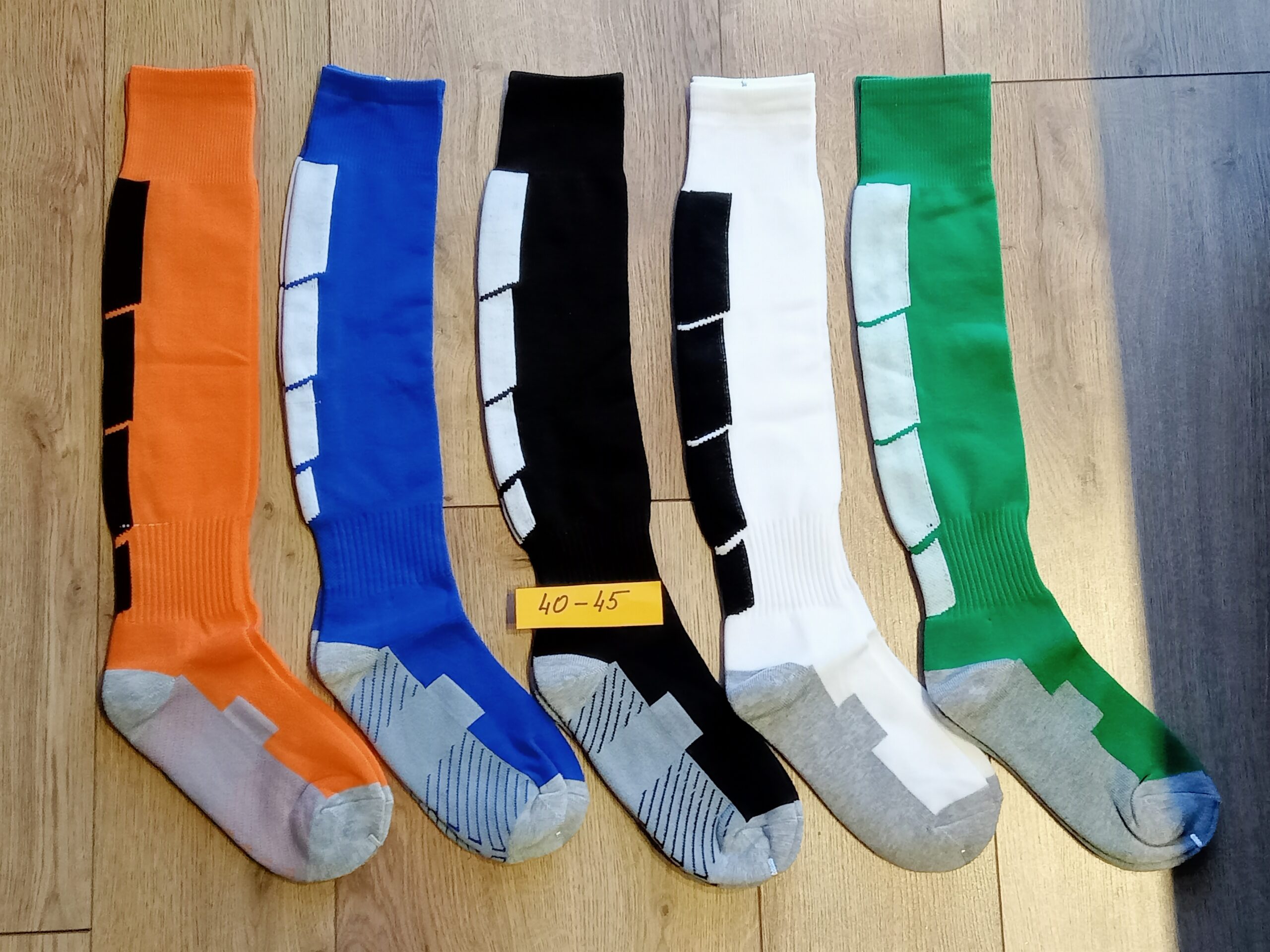 Гетры футбольные взрослые ТОНКИЕ ,размер 38-43,цвета в ассортименте