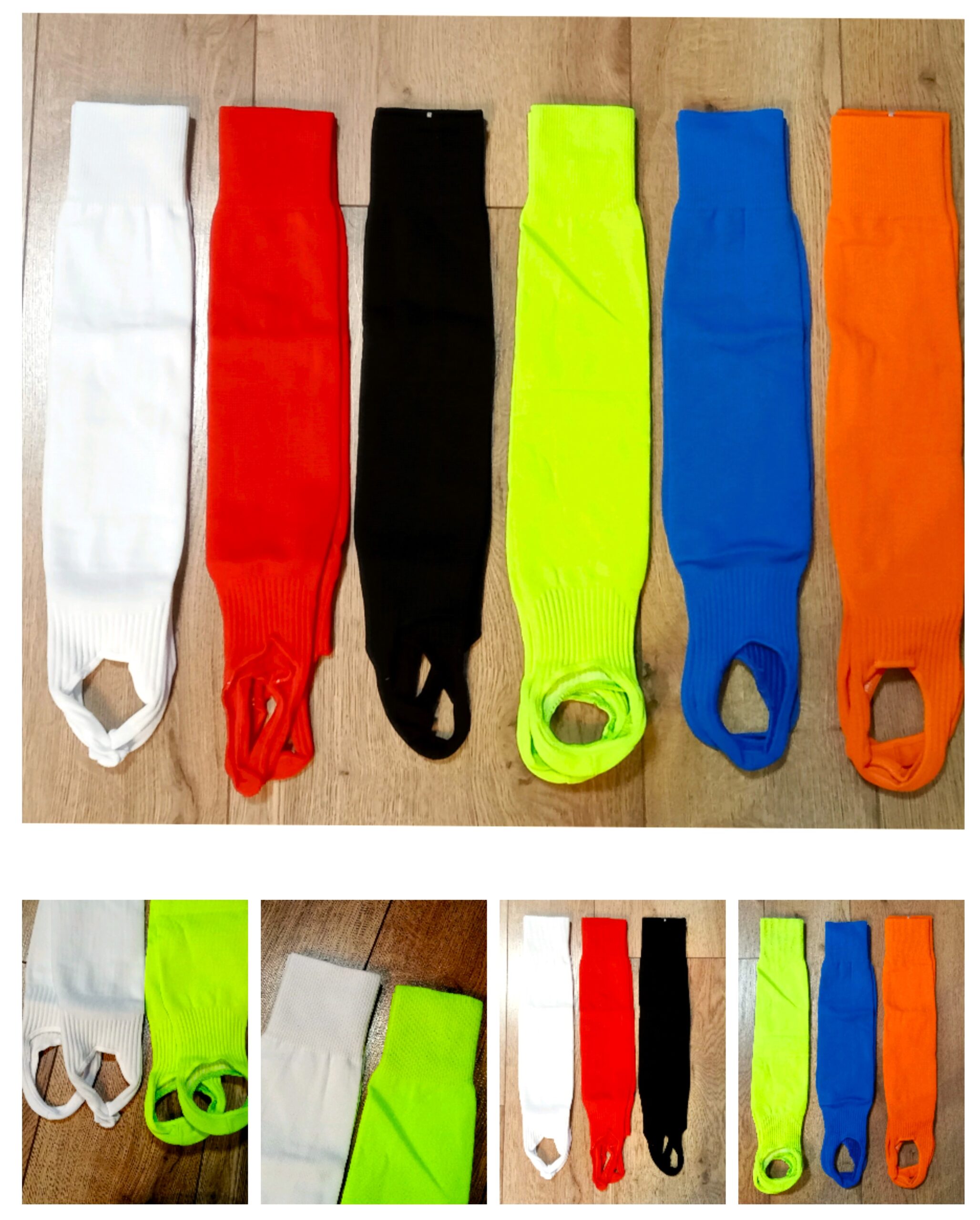 Гетри футбольні (без шкарпетки) обрізки, розмір S (дитячі), кольори в асортименті