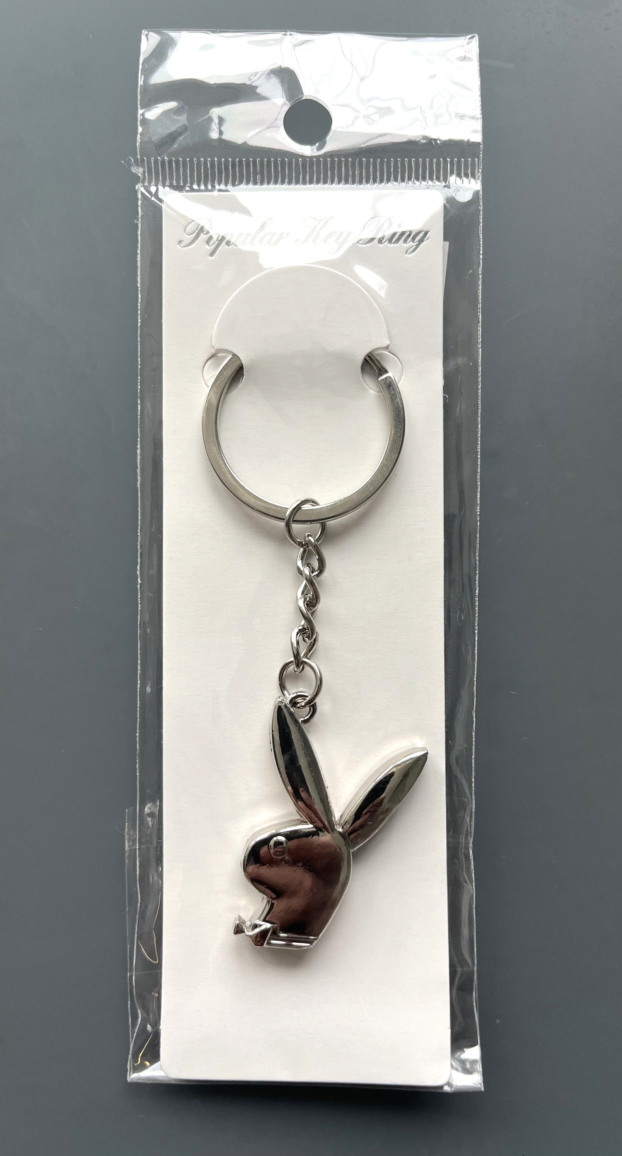 Брелок для ключів "М'яч бейсбольний", металевий