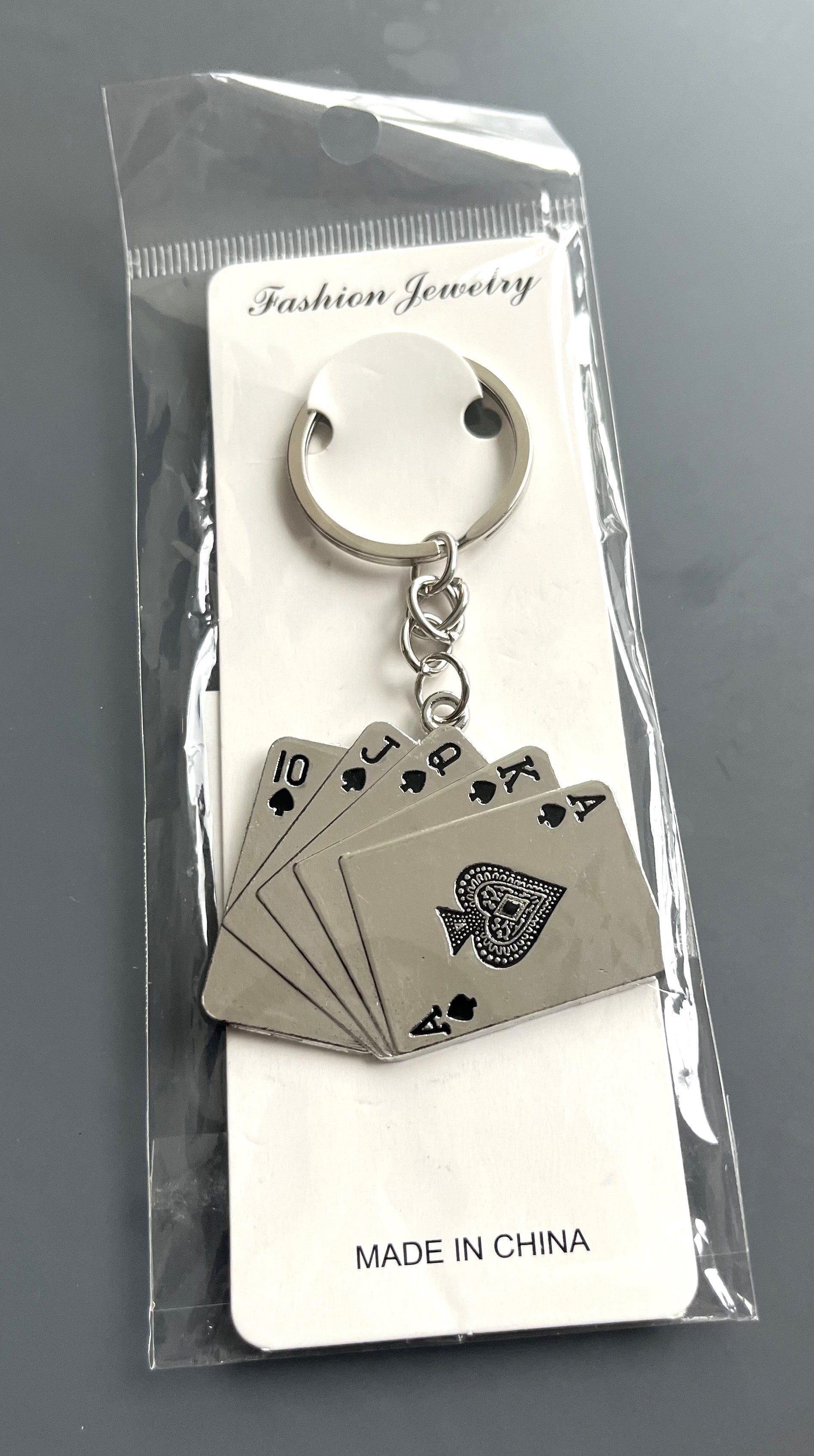 Брелок для ключей  "Мяч бейсбольный", металлический