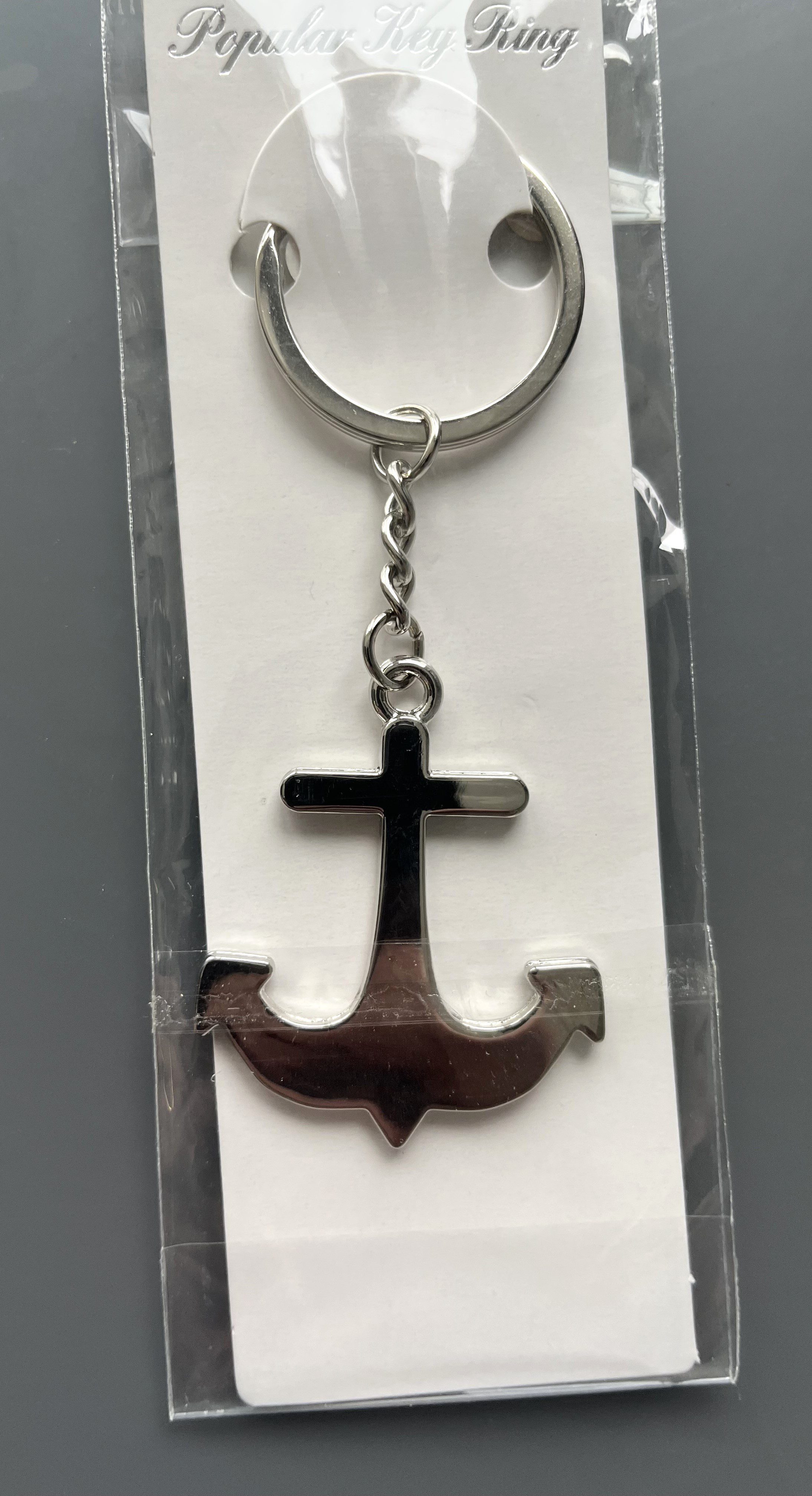 Брелок для ключей  "Мяч бейсбольный", металлический